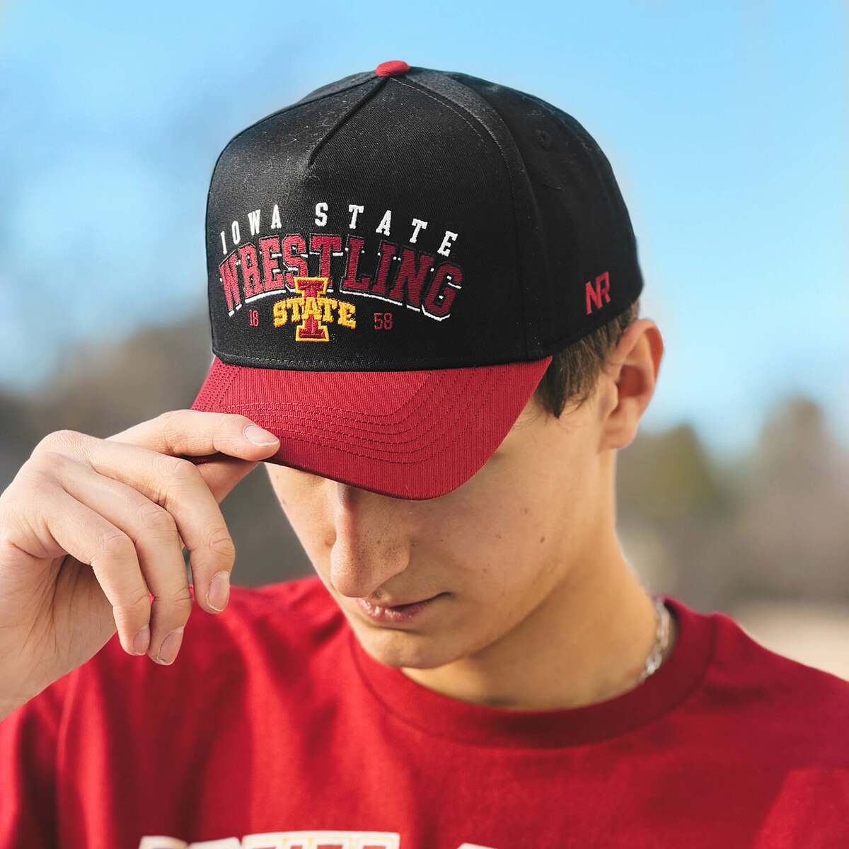 No Rivals I-State Black Wrestling Unstructured Snapback Hat